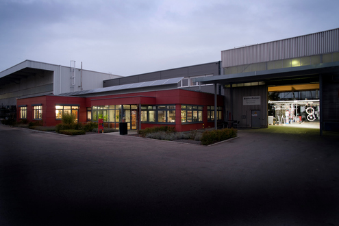 Der Firmensitz von Bader Pulverbeschichtung liegt in Aalen-Fachsenfeld
