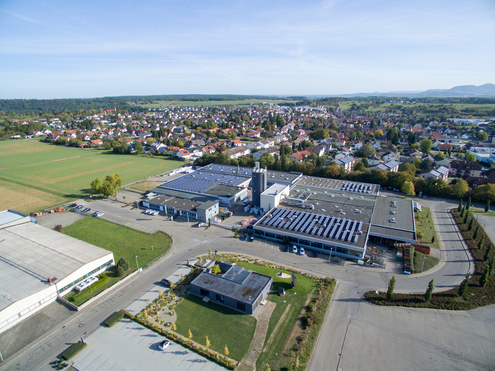 Der Firmensitz liegt in Bodelshausen, im südlichen Landkreis Tübingen